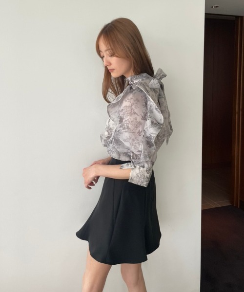 SNIDEL 「SNIDEL」 7分袖ブラウス ONE SIZE ベージュ レディース