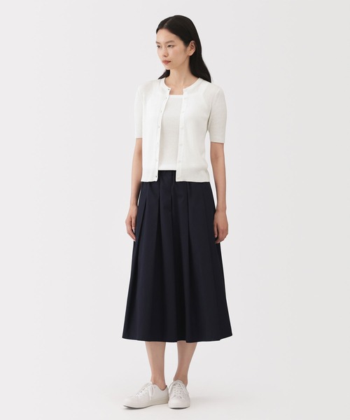 MUJI Labo タンクトップ ノースリーブ 「MUJI Labo」婦人 強撚コットン