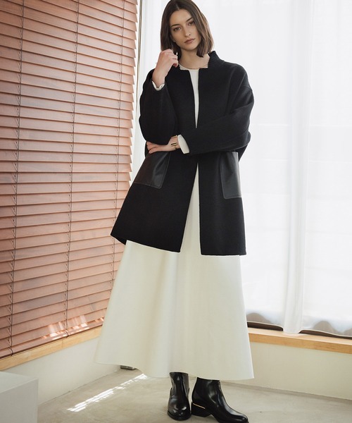 evermore ウールコートジャケット　韓国　ジャケット SALON adam et rope'（サロン アダム エ ロペ） コート アウター