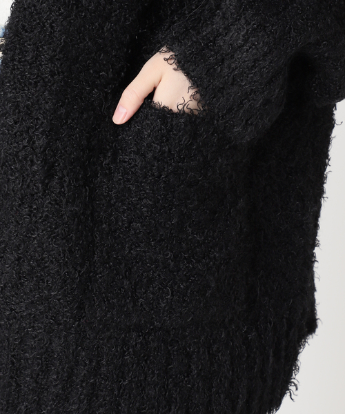 定価¥19,800 FRAMeWORK CURLY ガウンニット　ヤーンニット FRAMeWORK（フレームワーク） カーディガン 「WEB限定 / 追加」CURLY