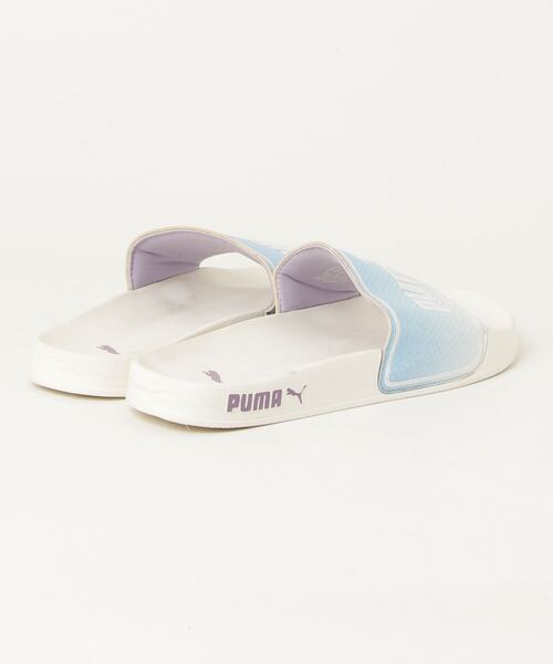 「PUMA」 フラットサンダル 25cm ブルー レディース_画像2