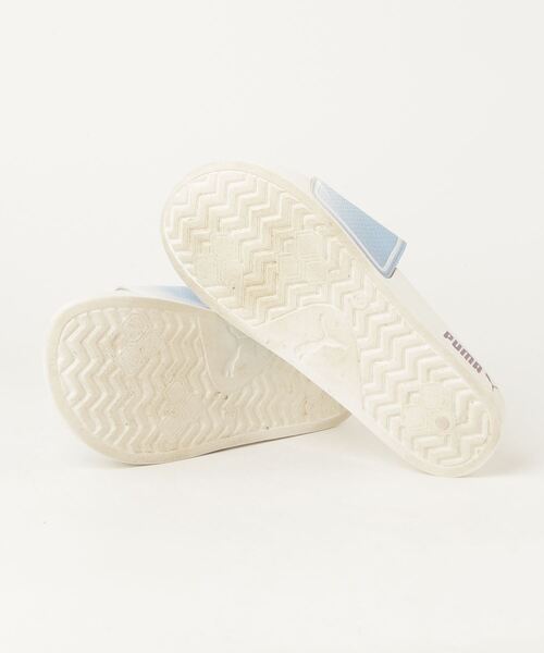 「PUMA」 フラットサンダル 25cm ブルー レディース_画像3