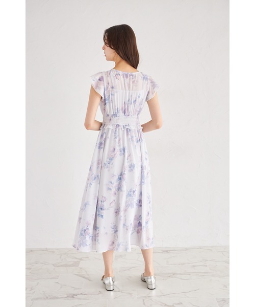 tocco closet ワンピース フリル付きウエストシャーリング