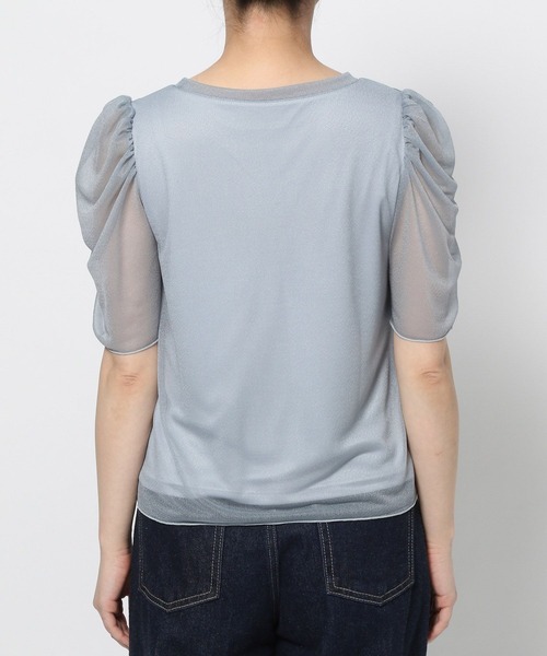 「mysty woman」 半袖カットソー FREE ブラック レディース_画像4