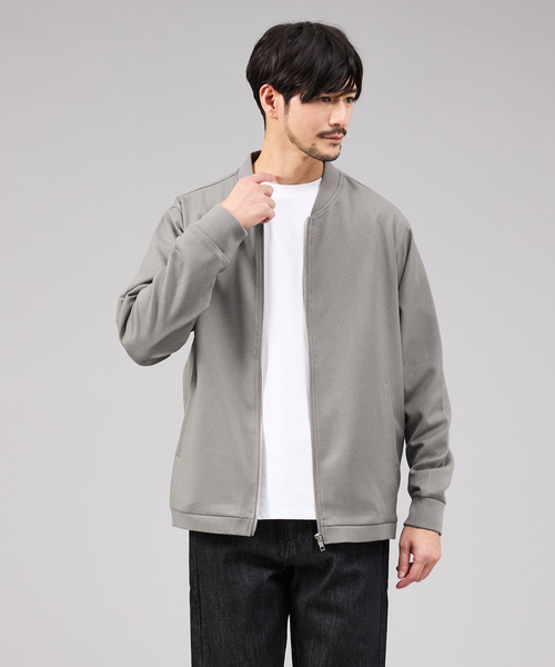 ABAHOUSE GRAY ブルゾン アウター アムンゼン リブ ブルゾン メンズ