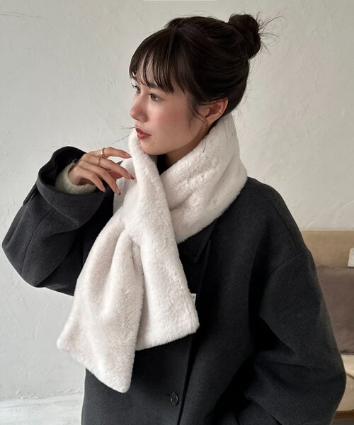 Discoat（ディスコート） マフラー ストール 「WEB限定」フェイク