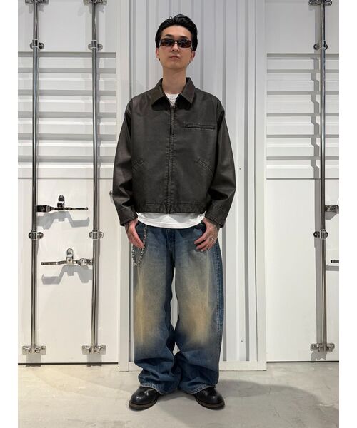 Lee（リー） ワイドパンツ ジーンズ RIDERS 101 WIDE LEG メンズ