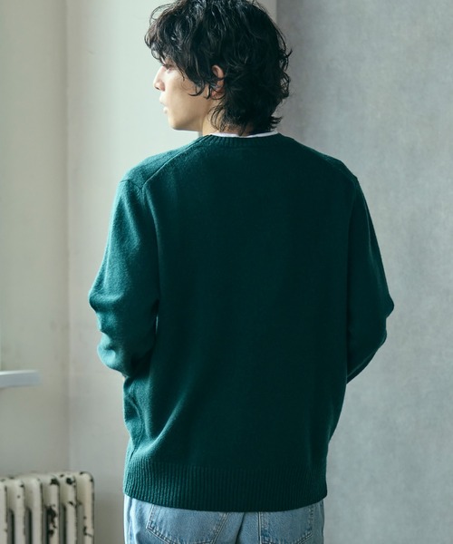セーター ニット エッセンシャルウールニットセーター メンズ レディース_14