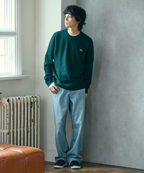 セーター ニット エッセンシャルウールニットセーター メンズ レディース_18