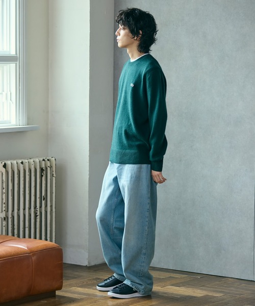 セーター ニット エッセンシャルウールニットセーター メンズ レディース_19