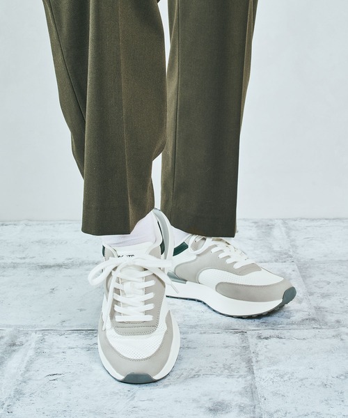 ORiental TRaffic スニーカー 2025秋冬新作 パンチング デザイン