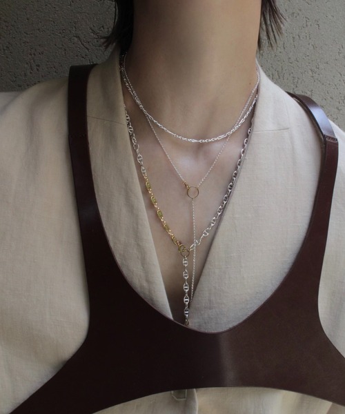 Soierie（ソワリー） ネックレス レイヤード ネックレス (3Set