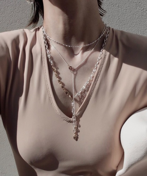 パール soierie ネックレス Soierie ソワリー Pome motif necklace 