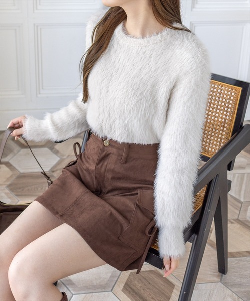 ニットトップス AZUL BY MOUSSY | ダイヤ柄ニットトップス (ニット ) |SHEL'TTER WEBSTORE