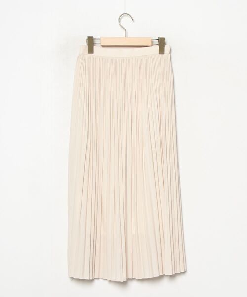 「SACRA」 プリーツスカート 36 ベージュ レディース_画像2