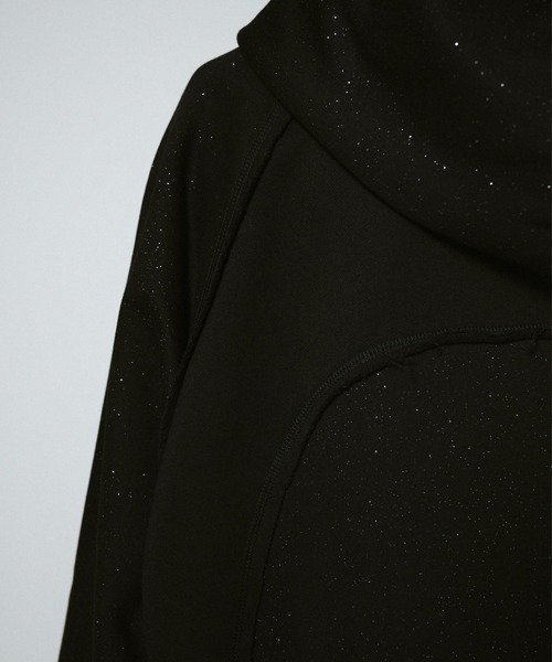 Camphor wood パーカー Glitter Seam Double-Zip Hoodie / グリッター