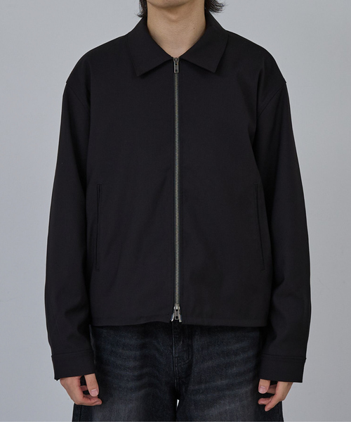AH ABAHOUSE ブルゾン アウター CROPPED DOUBLE-ZIP UP BLOUSON