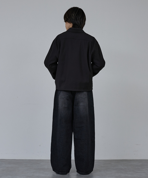 AH ABAHOUSE ブルゾン アウター CROPPED DOUBLE-ZIP UP BLOUSON