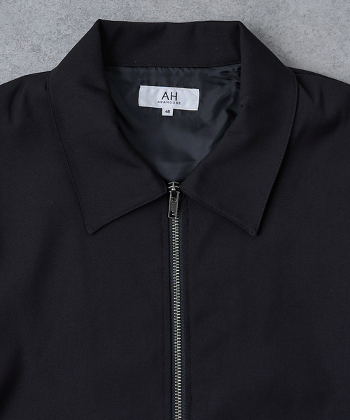 AH ABAHOUSE ブルゾン アウター CROPPED DOUBLE-ZIP UP BLOUSON 
