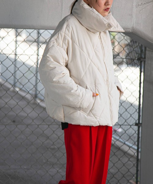 「bohmal」 中綿ブルゾン MEDIUM ブラック レディース_画像2