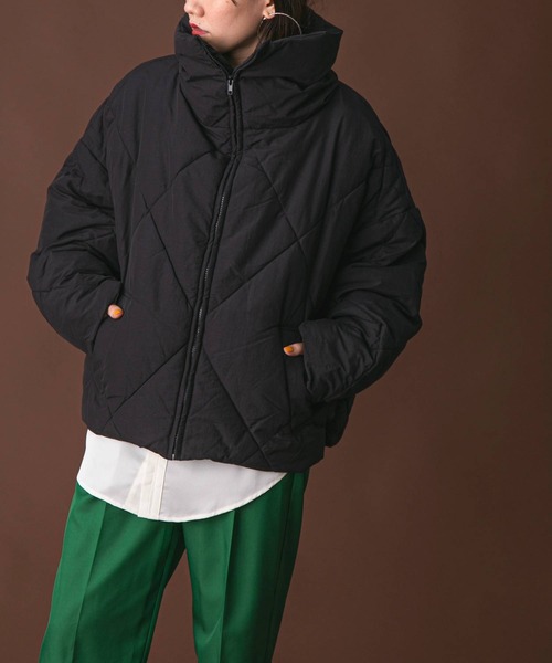 「bohmal」 中綿ブルゾン MEDIUM ブラック レディース_画像6