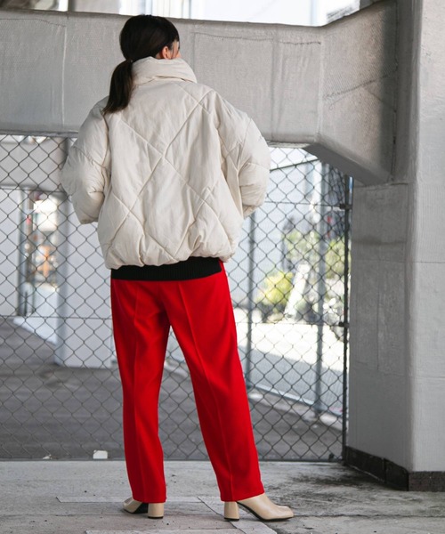 「bohmal」 中綿ブルゾン MEDIUM ブラック レディース_画像7