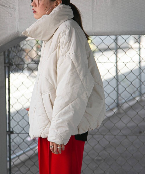 「bohmal」 中綿ブルゾン MEDIUM ブラック レディース_画像9