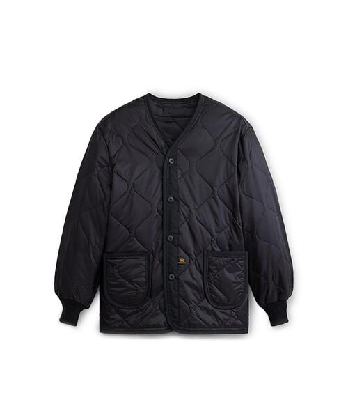 美品　ALPHA INDUSTRIES　アルファ　ミリタリージャケット　XL　黒 Alpha Industries（アルファ・インダストリーズ） ミリタリー