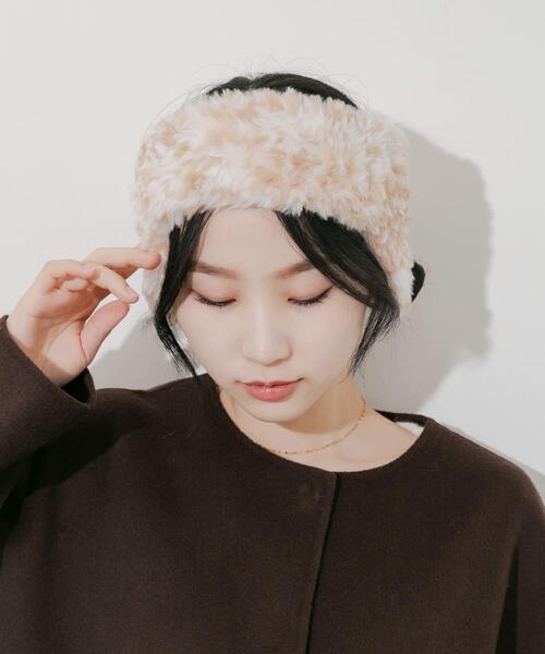 SMELLY（スメリー） ヘアバンド ファーフラップヘアバンド : ZOZOTOWN