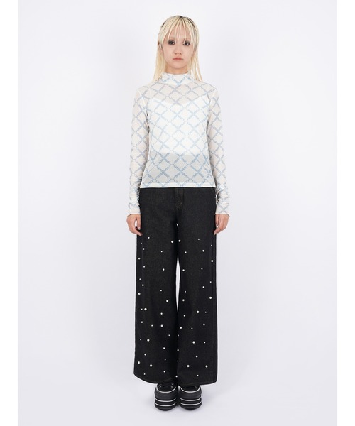 PAMEO POSE（パメオ ポーズ） 長袖カットソー FREE レッド レディース