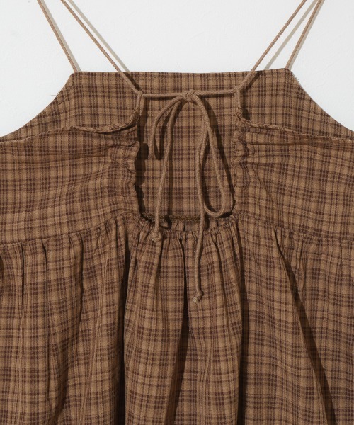 「flower」 キャミソールワンピース FREE カーキ レディース_画像4