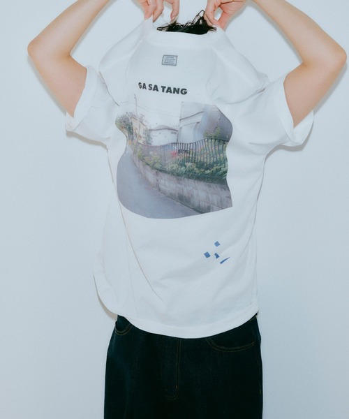 「TANGTANG」 半袖Tシャツ M ホワイト メンズ_画像4