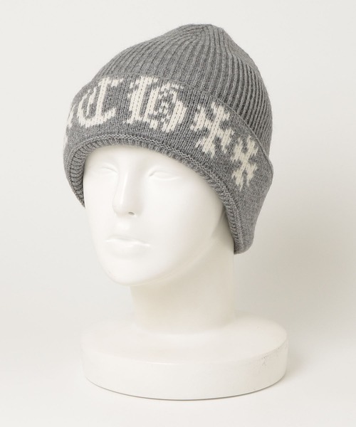 ニット帽 ニットキャップ 「HIKA」LOGOニットCAP レディース メンズ