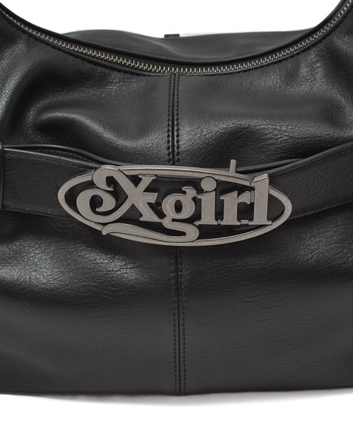 X-girl（エックスガール） ショルダーバッグ バッグ OVAL LOGO CLASP