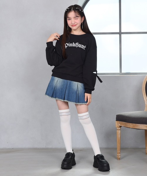 PINKHUNT（ピンクハント） トレーナー ロゴワッペントレーナー 1153K