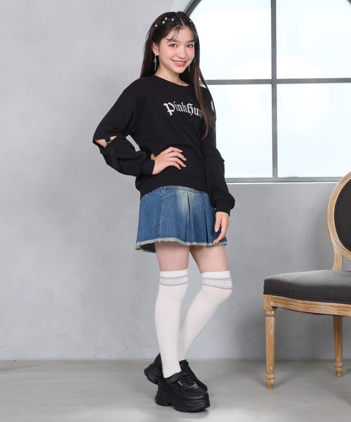 PINKHUNT（ピンクハント） トレーナー ロゴワッペントレーナー 1153K