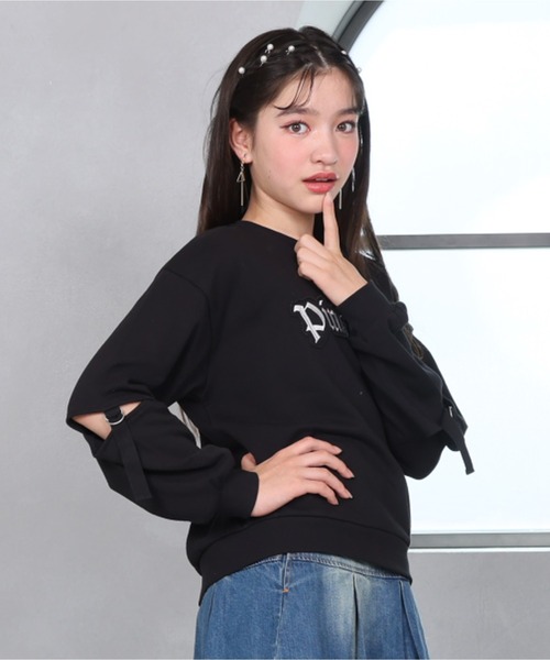 PINKHUNT（ピンクハント） トレーナー ロゴワッペントレーナー 1153K