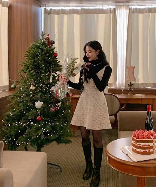 「SONA」 「circle」ノースリーブワンピース ONE SIZE ブラック レディース_画像2