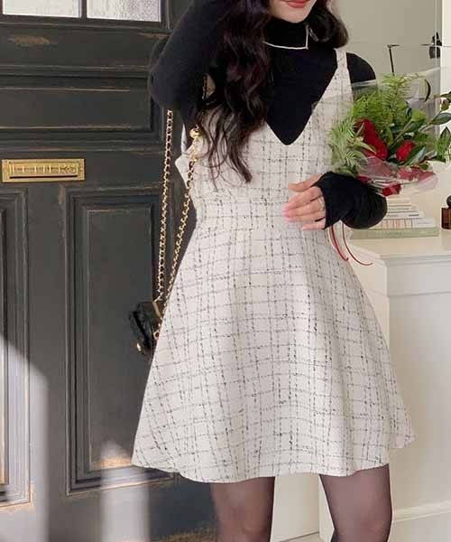 「SONA」 「circle」ノースリーブワンピース ONE SIZE ブラック レディース_画像7
