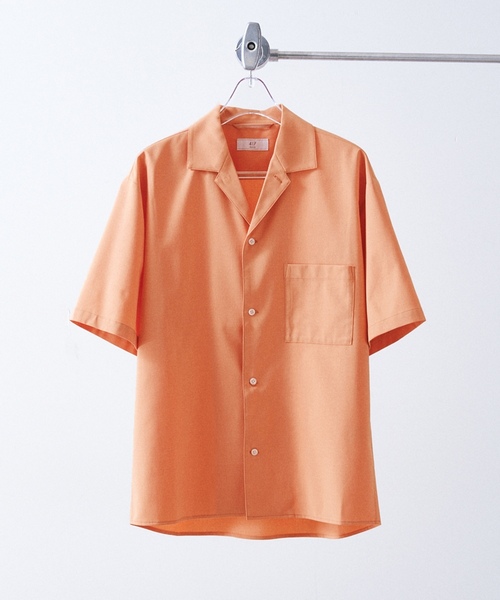 「417 EDIFICE」 半袖シャツ LARGE ネイビー メンズ_画像5