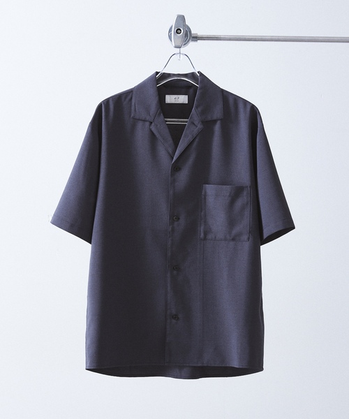 「417 EDIFICE」 半袖シャツ LARGE ネイビー メンズ_画像6