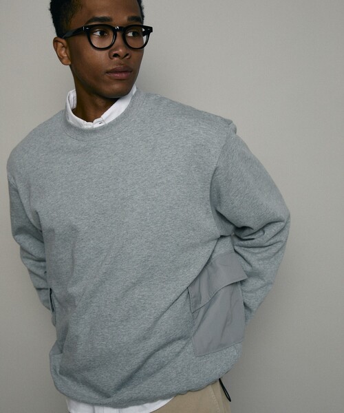 「Firsthand」 スウェットカットソー M グレー メンズ_画像2