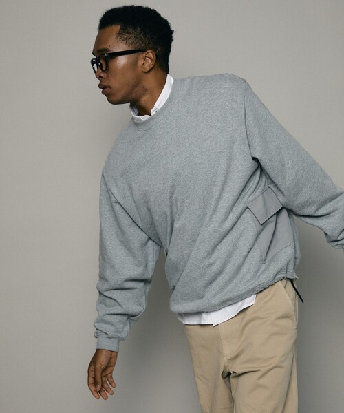 「Firsthand」 スウェットカットソー M グレー メンズ_画像5