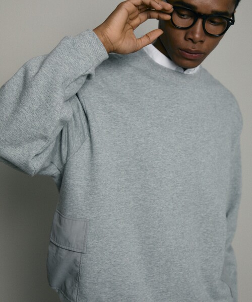 「Firsthand」 スウェットカットソー M グレー メンズ_画像9