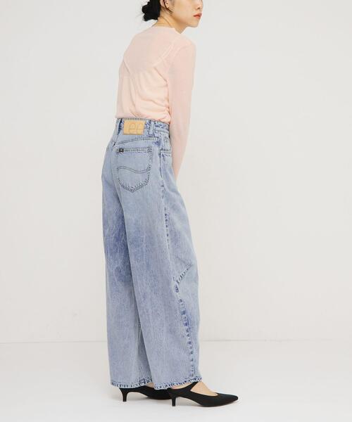 「KBF」 「Lee」デニムパンツ X-SMALL ライトインディゴブルー レディース_画像5