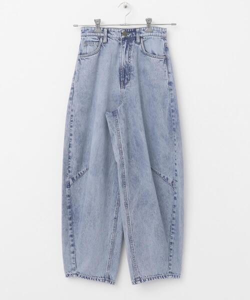 「KBF」 「Lee」デニムパンツ X-SMALL ライトインディゴブルー レディース_画像8