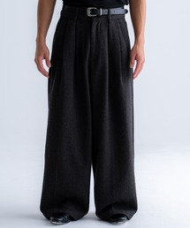 「SINSS」 スラックス SMALL チャコール メンズの画像5