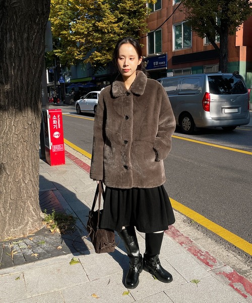 「UNE MANSION」 ジャケット FREE ブラウン レディース_画像2