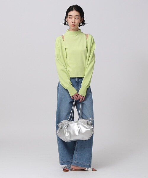 「GALLEST」 ハンドバッグ 00 ブラック レディース_画像8