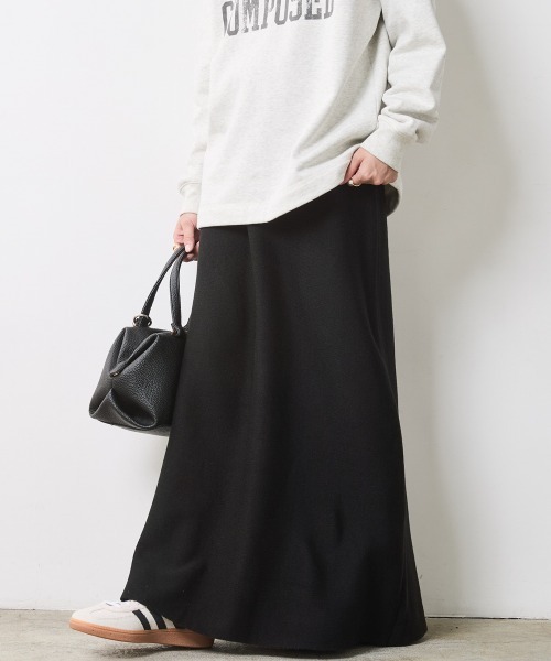 「CHIC STYLE」 ニットスカート 3L アイボリー レディース_画像8